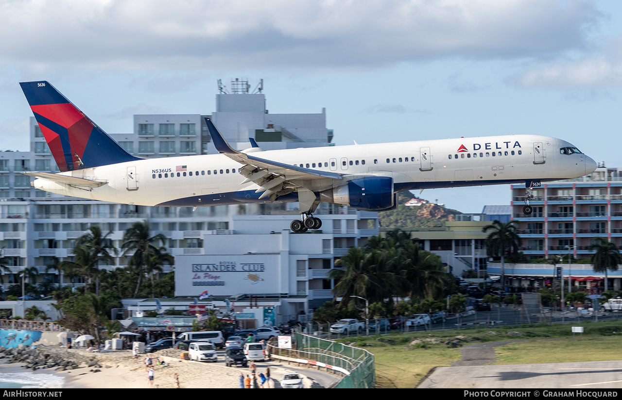 Aircraft Photo of N536US | Boeing 757-251 | Delta Air Lines | AirHistory.net #676245