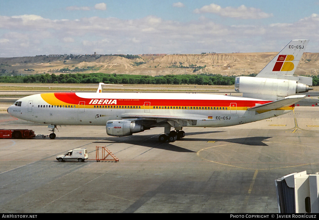 Aircraft Photo of EC-CSJ | McDonnell Douglas DC-10-30 | Iberia | AirHistory.net #676254