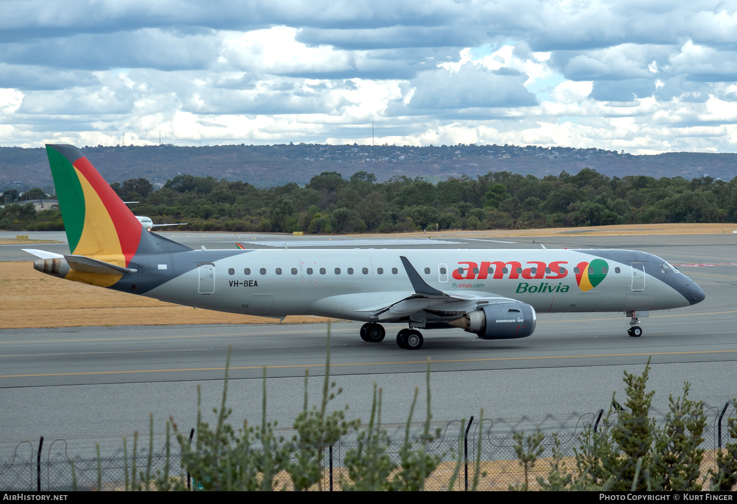 Aircraft Photo of VH-8EA | Embraer 190LR (ERJ-190-100LR) | Línea Aérea Amaszonas | AirHistory.net #676262