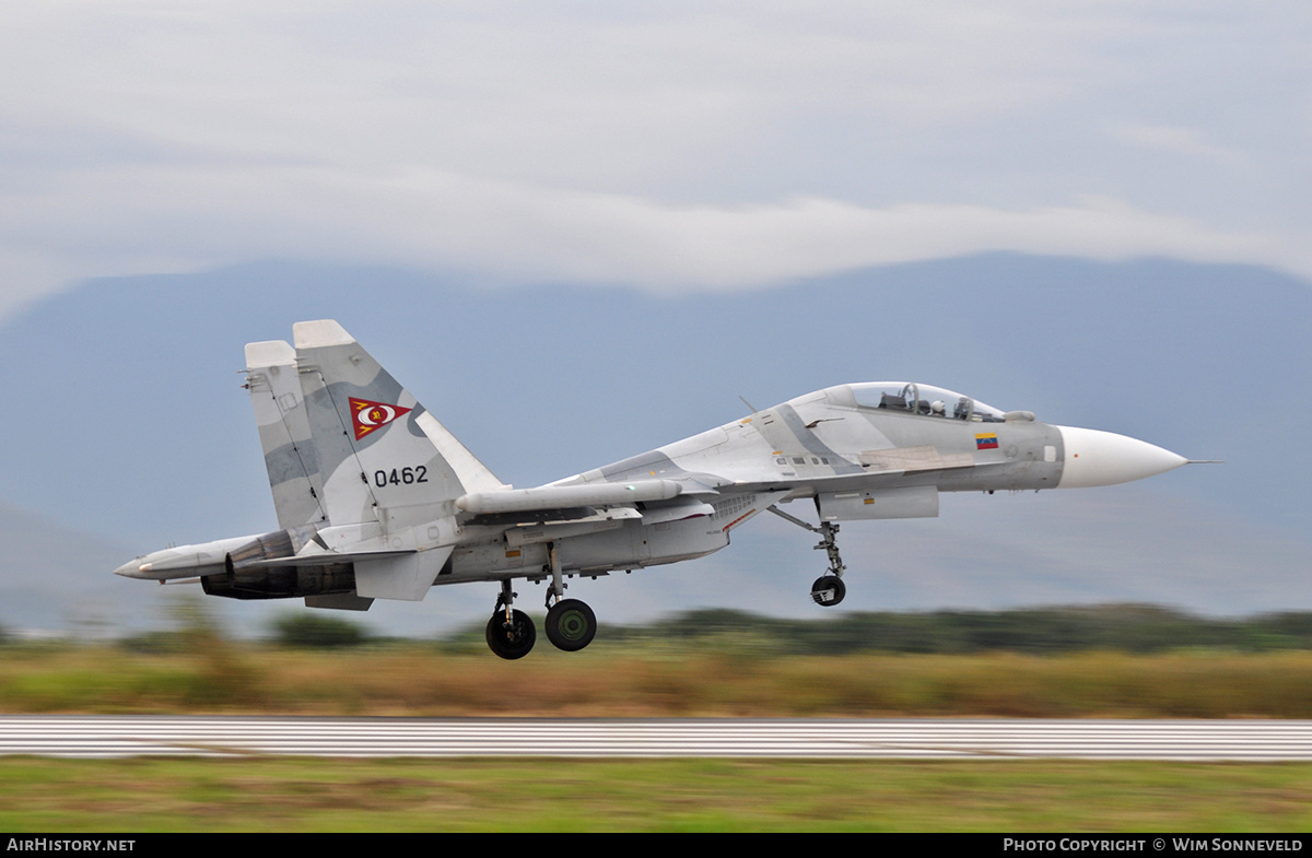 Aircraft Photo of 0462 | Sukhoi Su-30MK2 | Venezuela - Air Force | AirHistory.net #676263