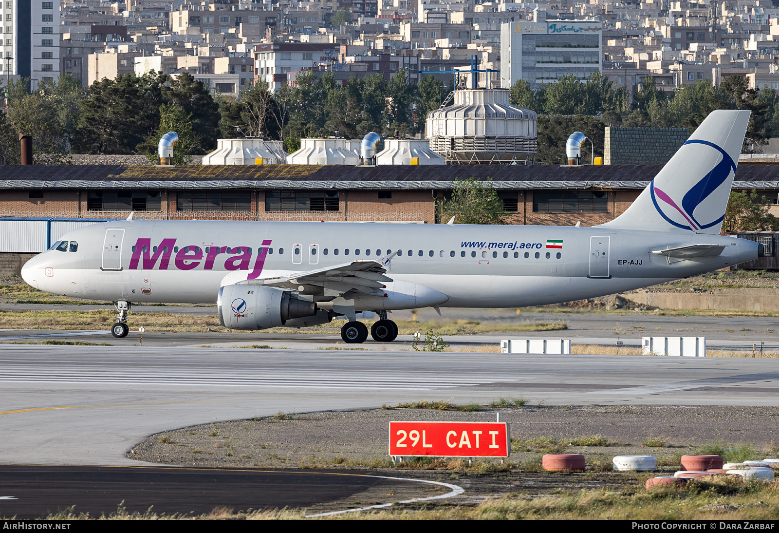 Aircraft Photo of EP-AJJ | Airbus A320-212 | Meraj Airlines | AirHistory.net #676276