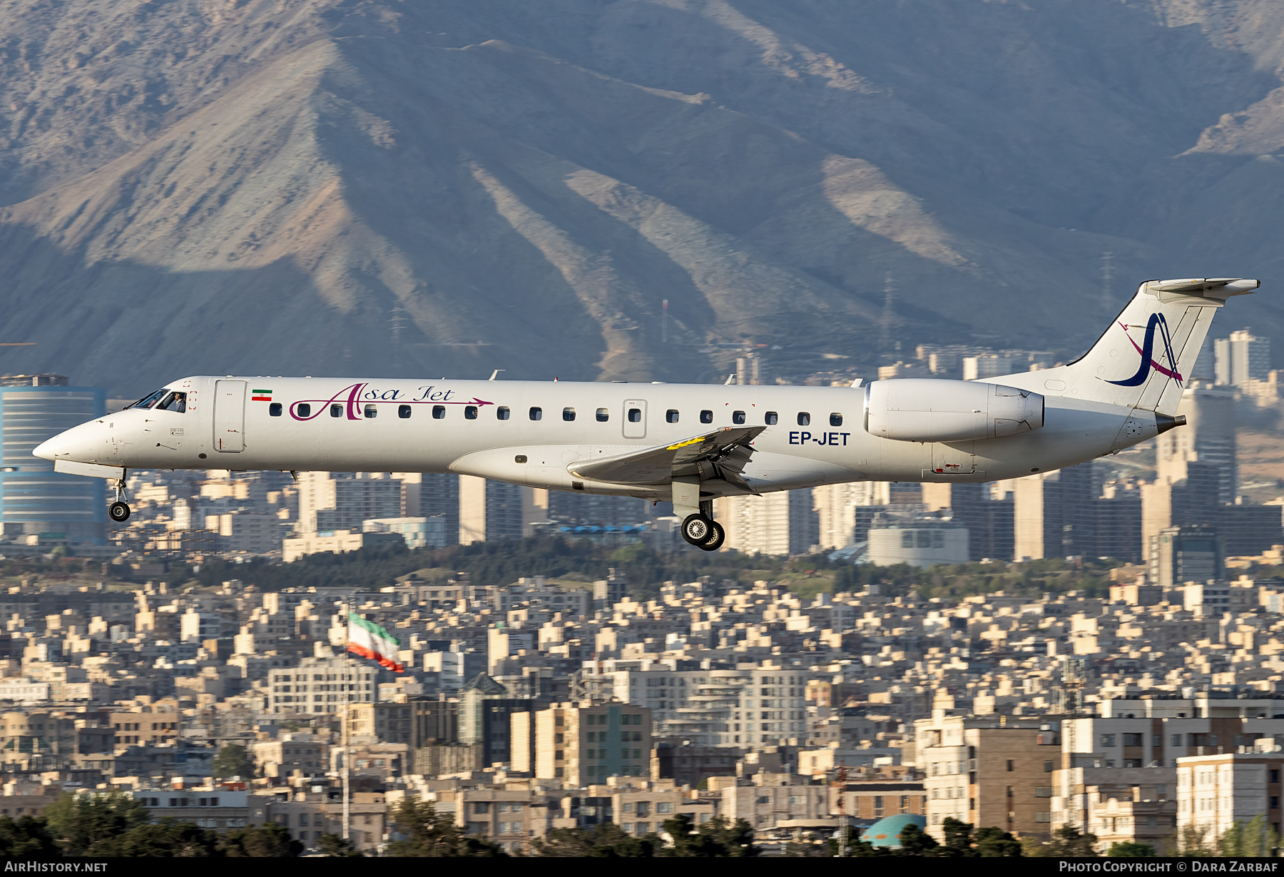 Aircraft Photo of EP-JET | Embraer ERJ-145LR (EMB-145LR) | Asa Jet | AirHistory.net #676280