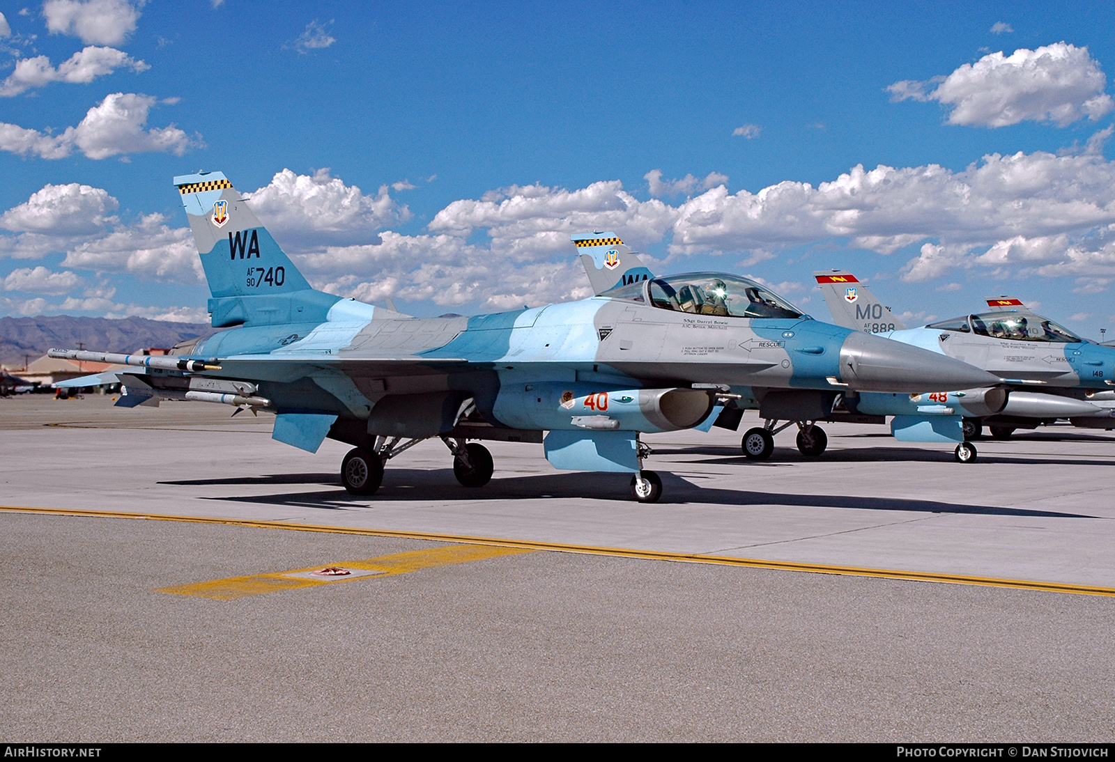 Aircraft Photo of 90-0740 / AF90-740 | General Dynamics F-16CM Fighting Falcon | USA - Air Force | AirHistory.net #676320