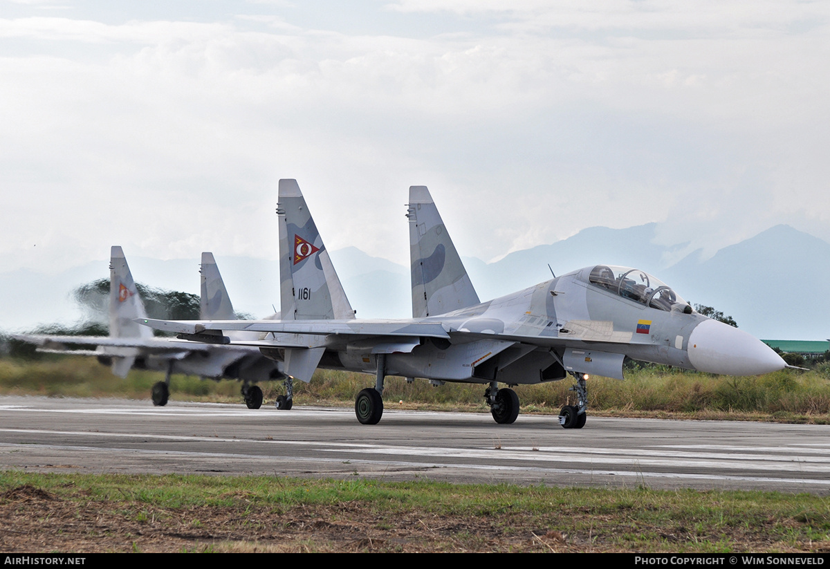 Aircraft Photo of 1161 | Sukhoi Su-30MK2 | Venezuela - Air Force | AirHistory.net #676322