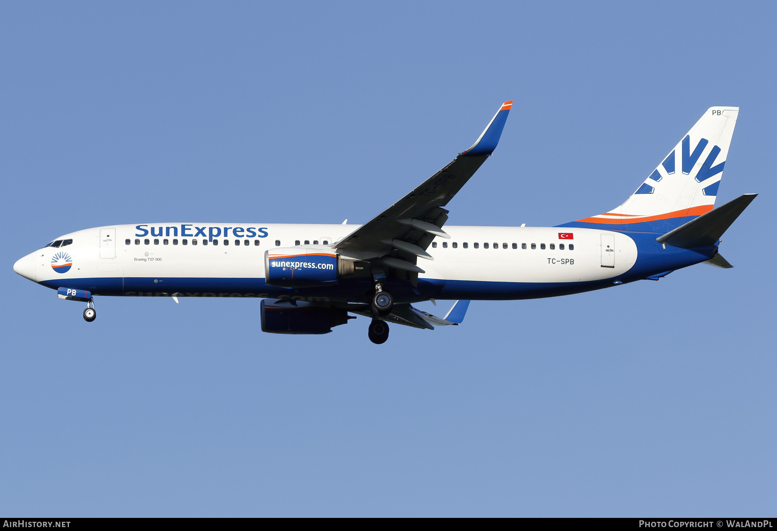 Aircraft Photo of TC-SPB | Boeing 737-86Q | SunExpress | AirHistory.net #676337