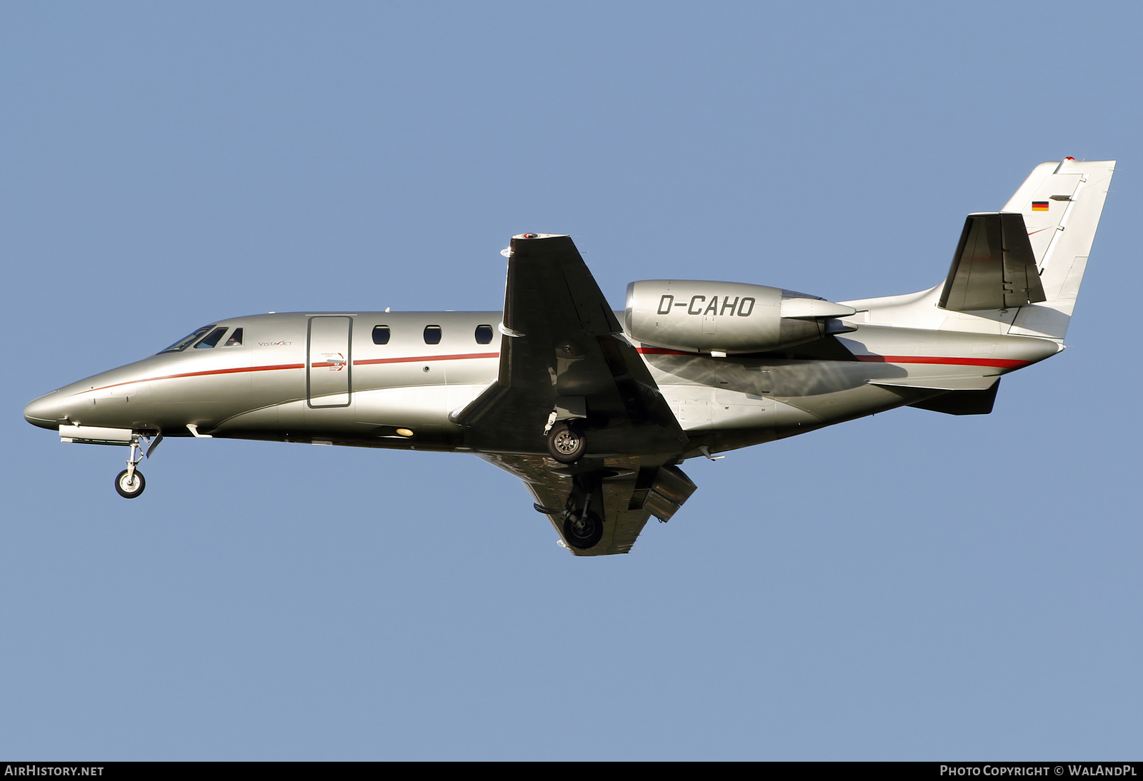 Aircraft Photo of D-CAHO | Cessna 560XL Citation XLS+ | VistaJet | AirHistory.net #676370