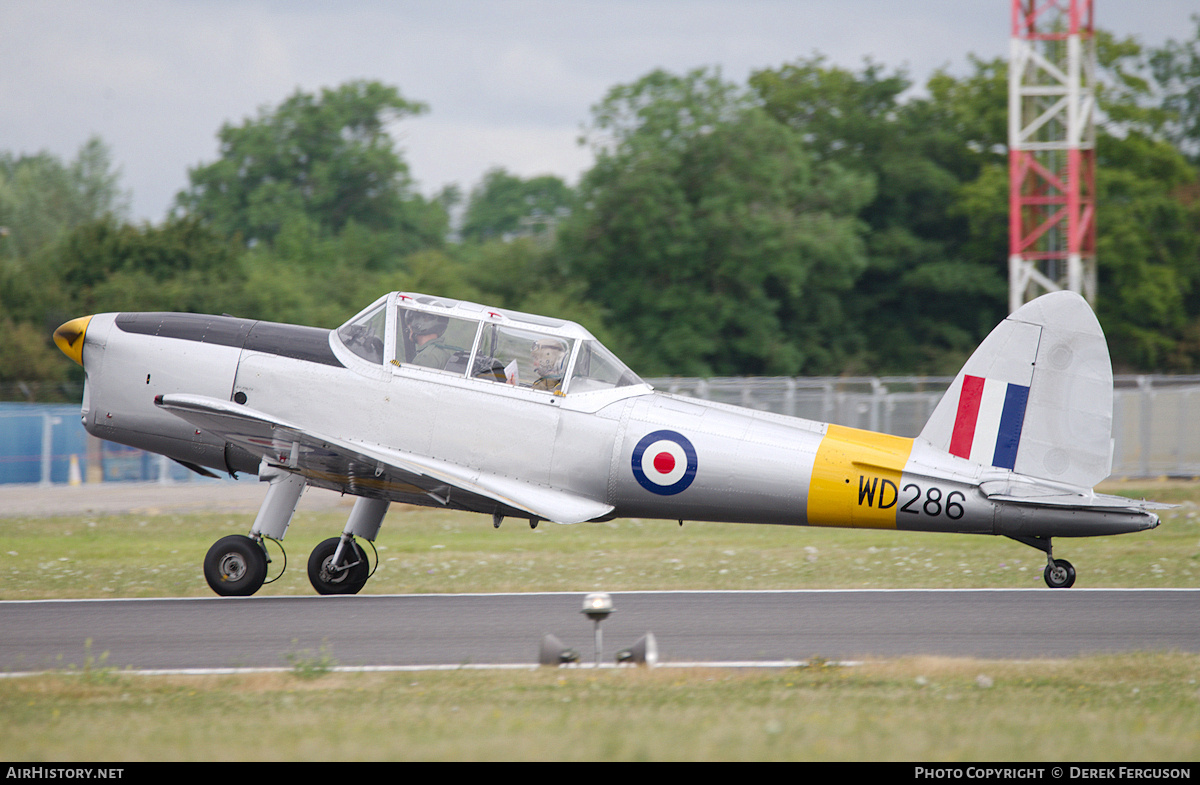 Aircraft Photo of G-BBND / WD286 | De Havilland Canada DHC-1 Chipmunk Mk22 | UK - Air Force | AirHistory.net #676394