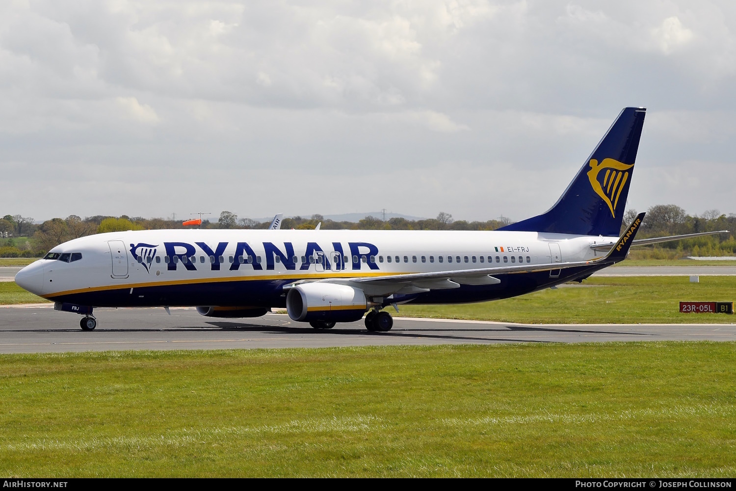 Aircraft Photo of EI-FRJ | Boeing 737-8AS | Ryanair | AirHistory.net #676401