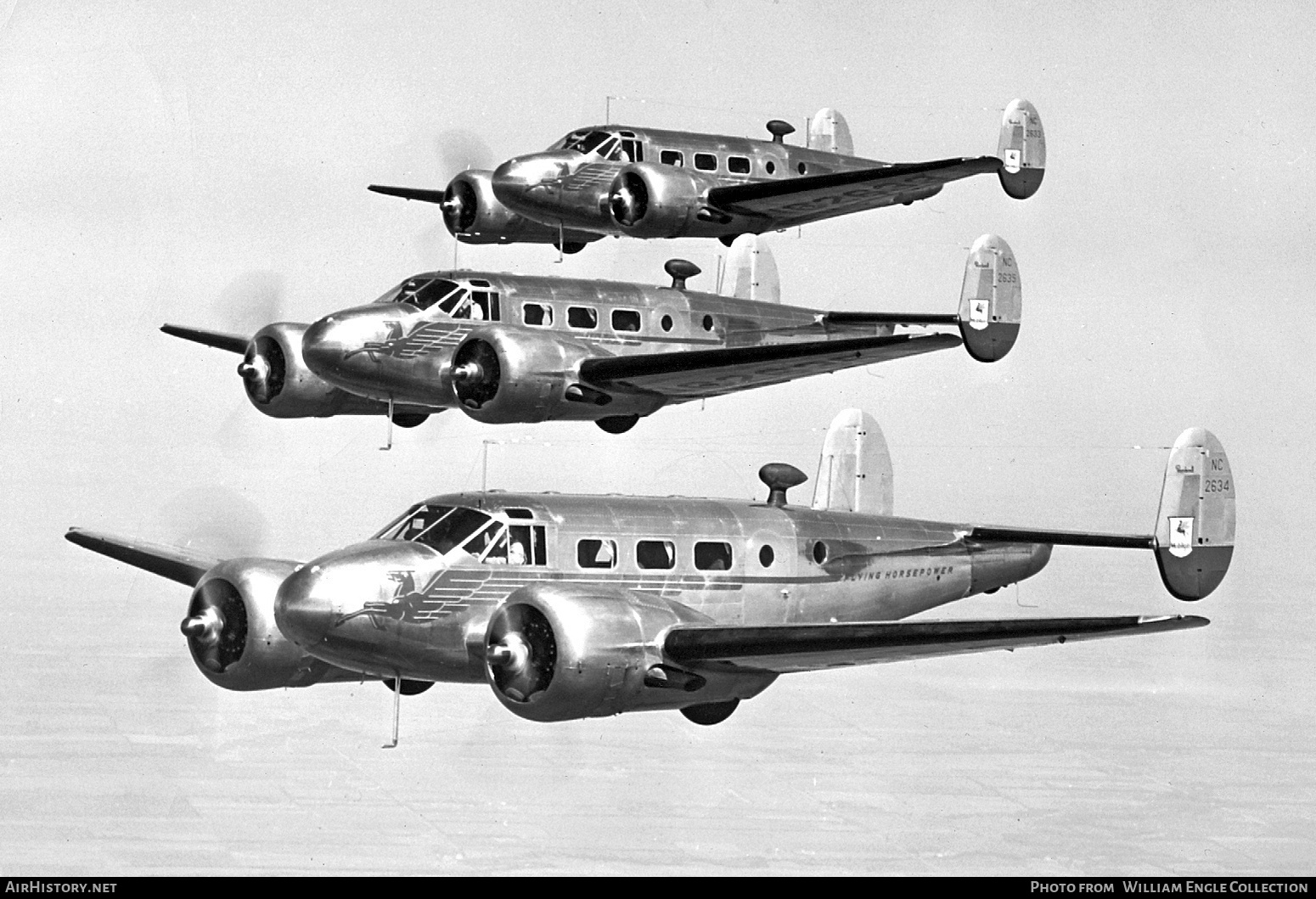 Aircraft Photo of NC2634 | Beech D18S | Socony Vacuum Oil | AirHistory.net #676405