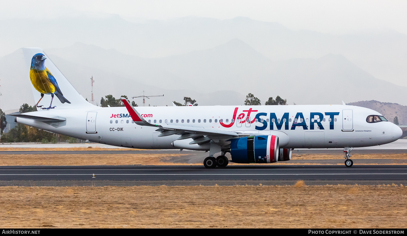 Aircraft Photo of CC-DIK | Airbus A320-271N | JetSmart | AirHistory.net #676417