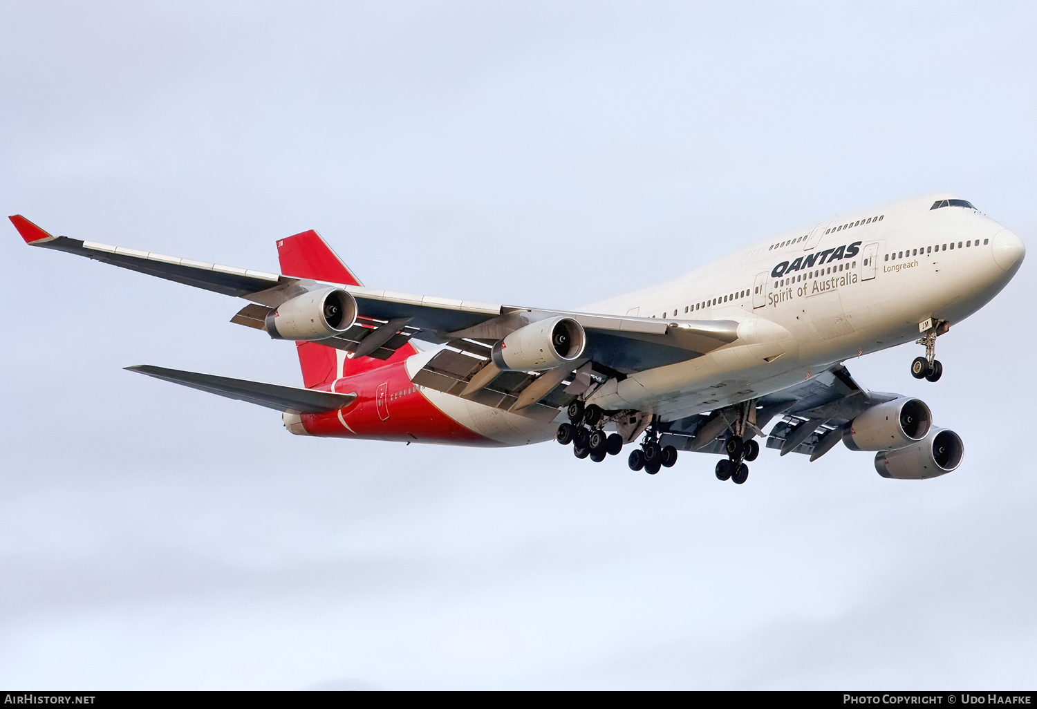 Aircraft Photo of VH-OJM | Boeing 747-438 | Qantas | AirHistory.net #676427