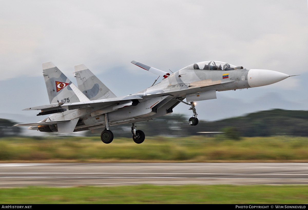 Aircraft Photo of 1175 | Sukhoi Su-30MK2 | Venezuela - Air Force | AirHistory.net #676441