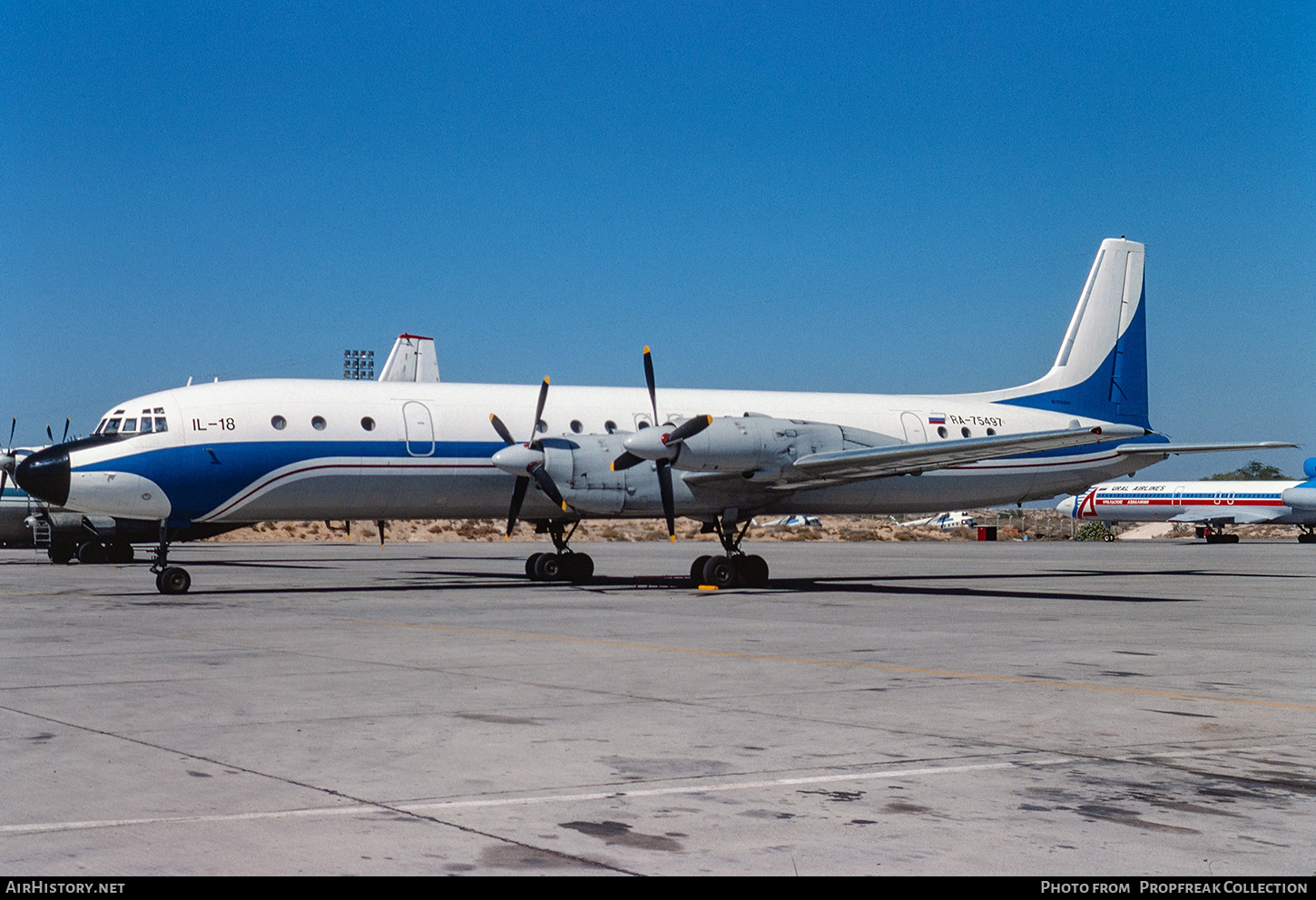 Aircraft Photo of RA-75497 | Ilyushin Il-18D | AirHistory.net #676465