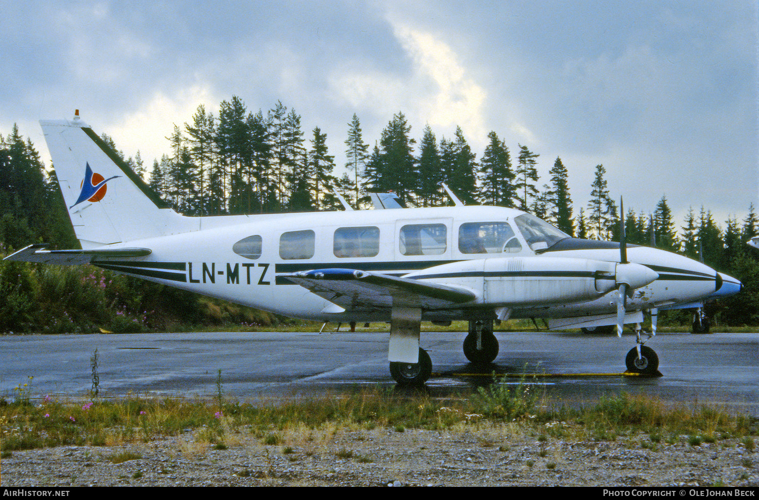 Aircraft Photo of LN-MTZ | Piper PA-31-310 Navajo B | Norving | AirHistory.net #676466