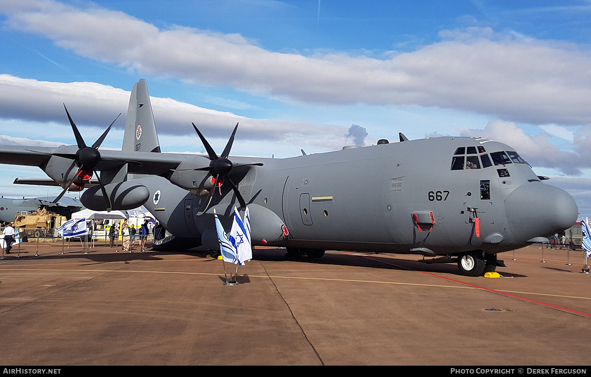 Aircraft Photo of 667 | Lockheed Martin C-130J-30 Hercules | Israel - Air Force | AirHistory.net #676476
