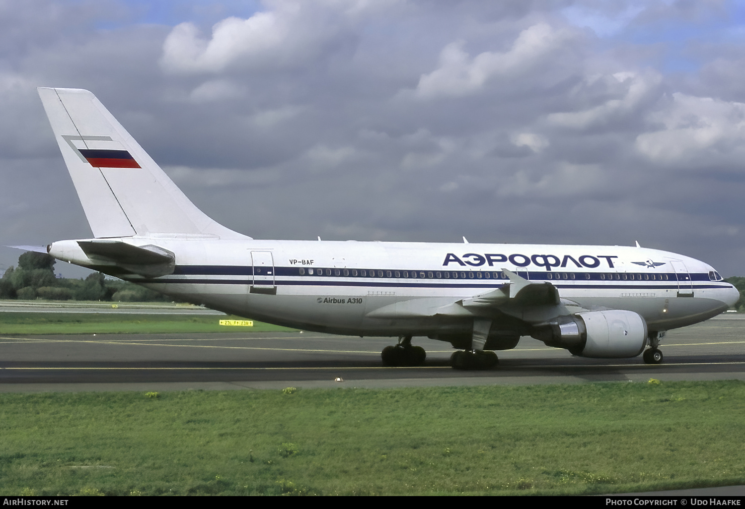 Aircraft Photo of VP-BAF | Airbus A310-304/ET | Aeroflot | AirHistory.net #676480