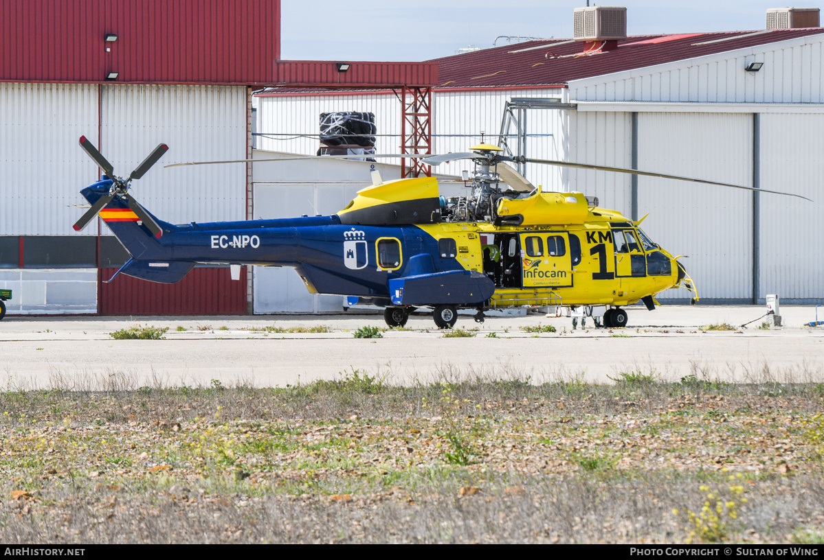 Aircraft Photo of EC-NPO | Aerospatiale AS-332L2 Super Puma | Infocam - Incendios Forestales de Castilla-La Mancha | AirHistory.net #676483