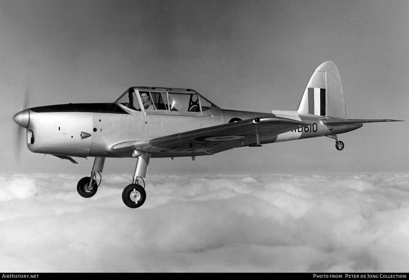 Aircraft Photo of WB610 | De Havilland DHC-1 Chipmunk T10 | UK - Air Force | AirHistory.net #676491
