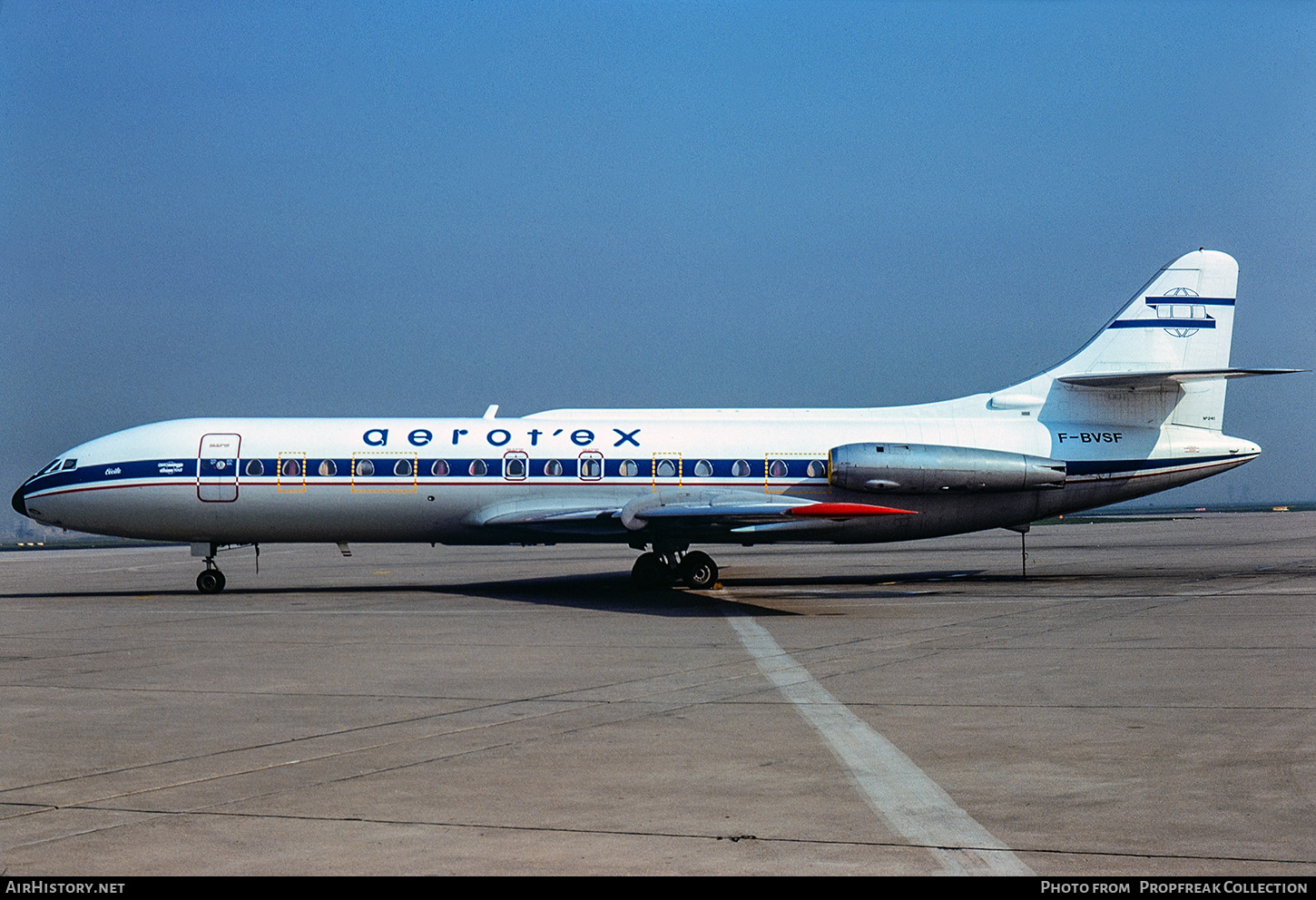 Aircraft Photo of F-BVSF | Sud SE-210 Caravelle VI-N | Aerot'ex - Aerotour Express | AirHistory.net #676503