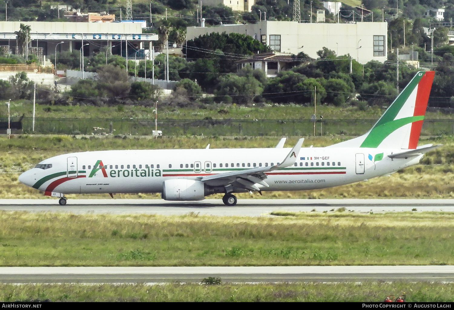 Aircraft Photo of 9H-GEF | Boeing 737-86Q | Aeroitalia | AirHistory.net #676506