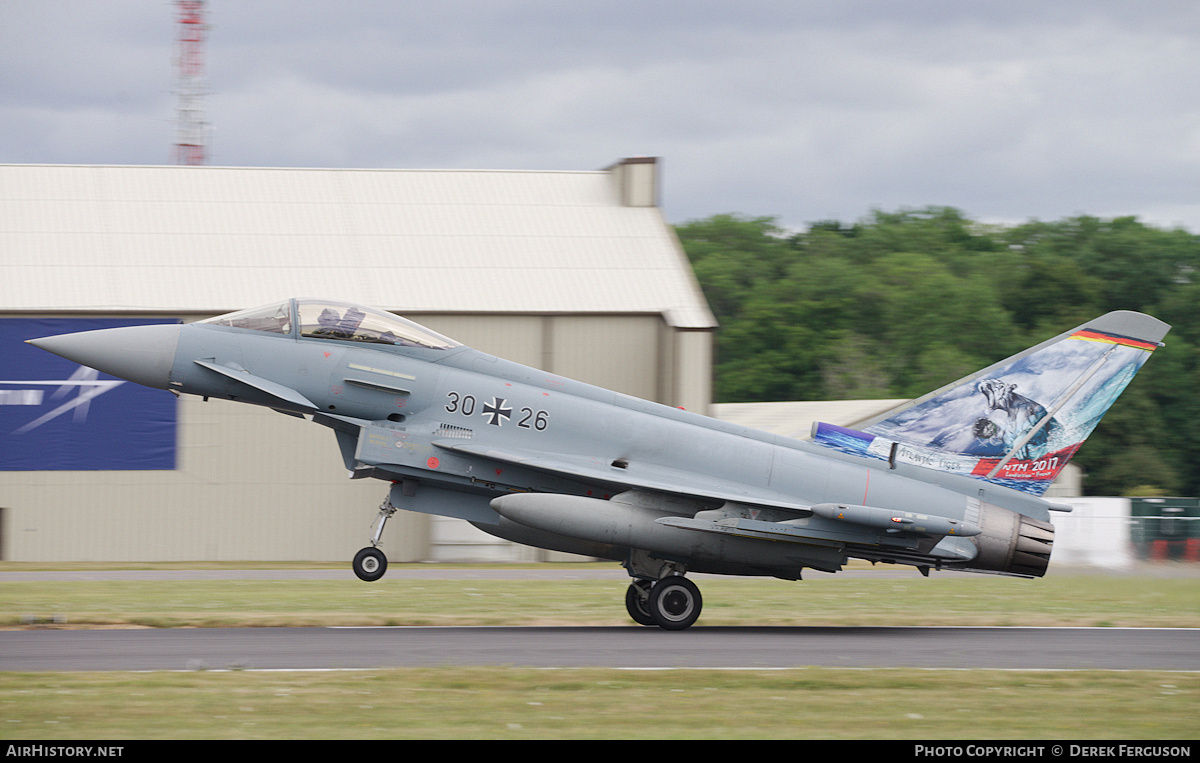 Aircraft Photo of 3026 | Eurofighter EF-2000 Typhoon S | Germany - Air Force | AirHistory.net #676523