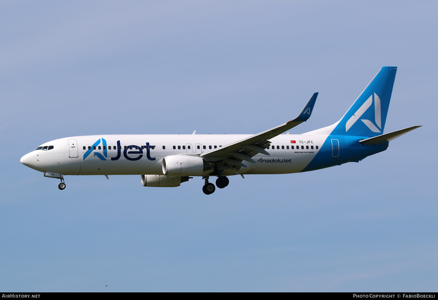 Aircraft Photo of TC-JFC | Boeing 737-8F2 | AJet - AnadoluJet | AirHistory.net #676536