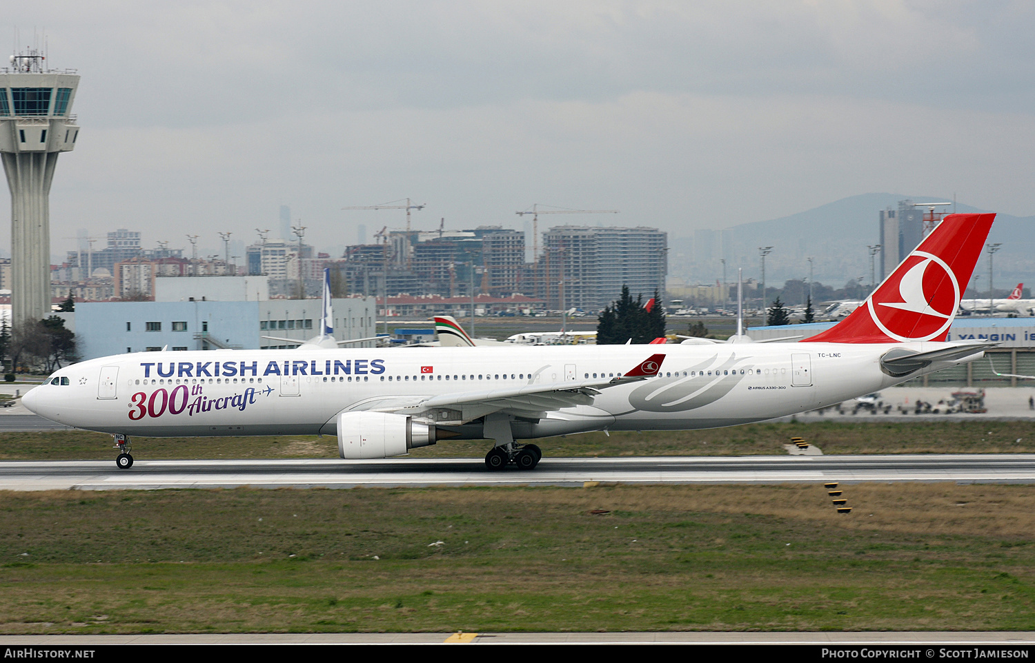 Aircraft Photo of TC-LNC | Airbus A330-303 | Turkish Airlines | AirHistory.net #676541
