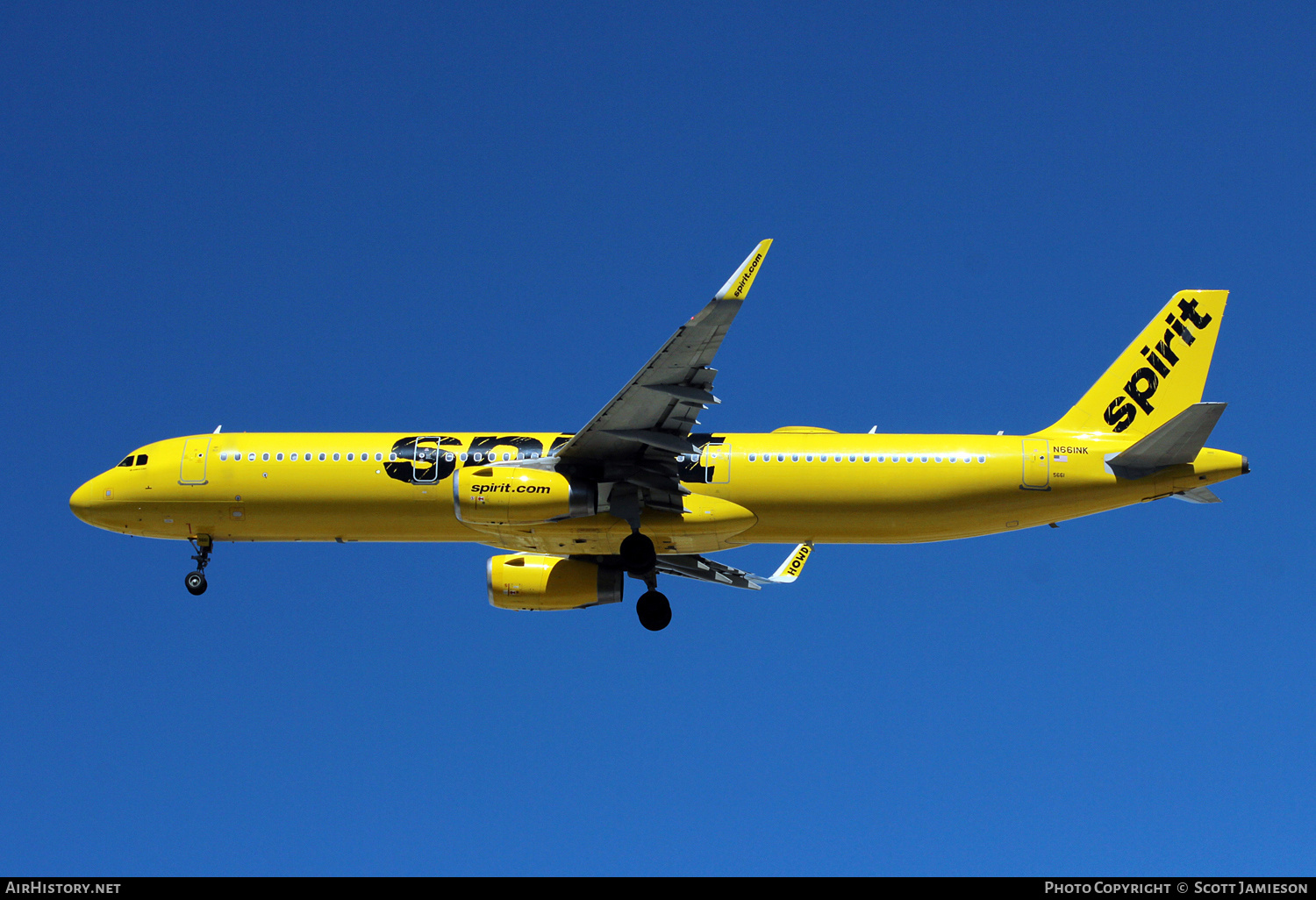 Aircraft Photo of N661NK | Airbus A321-231 | Spirit Airlines | AirHistory.net #676542