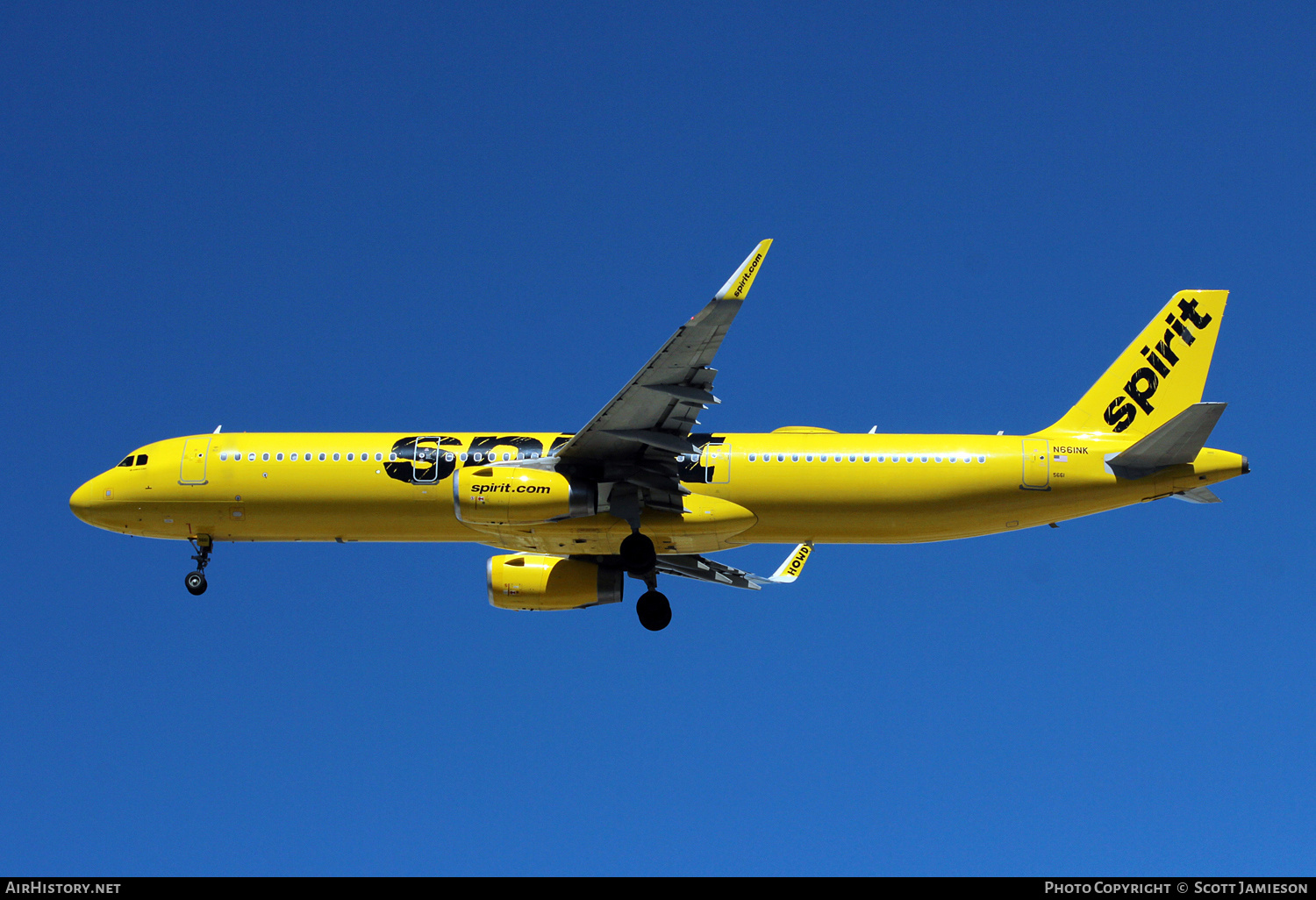 Aircraft Photo of N661NK | Airbus A321-231 | Spirit Airlines | AirHistory.net #676542
