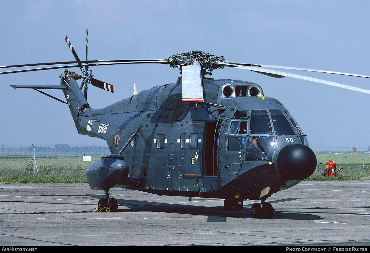 Aircraft Photo of 60 | Sud SA-321G Super Frelon | France - Navy | AirHistory.net #676550