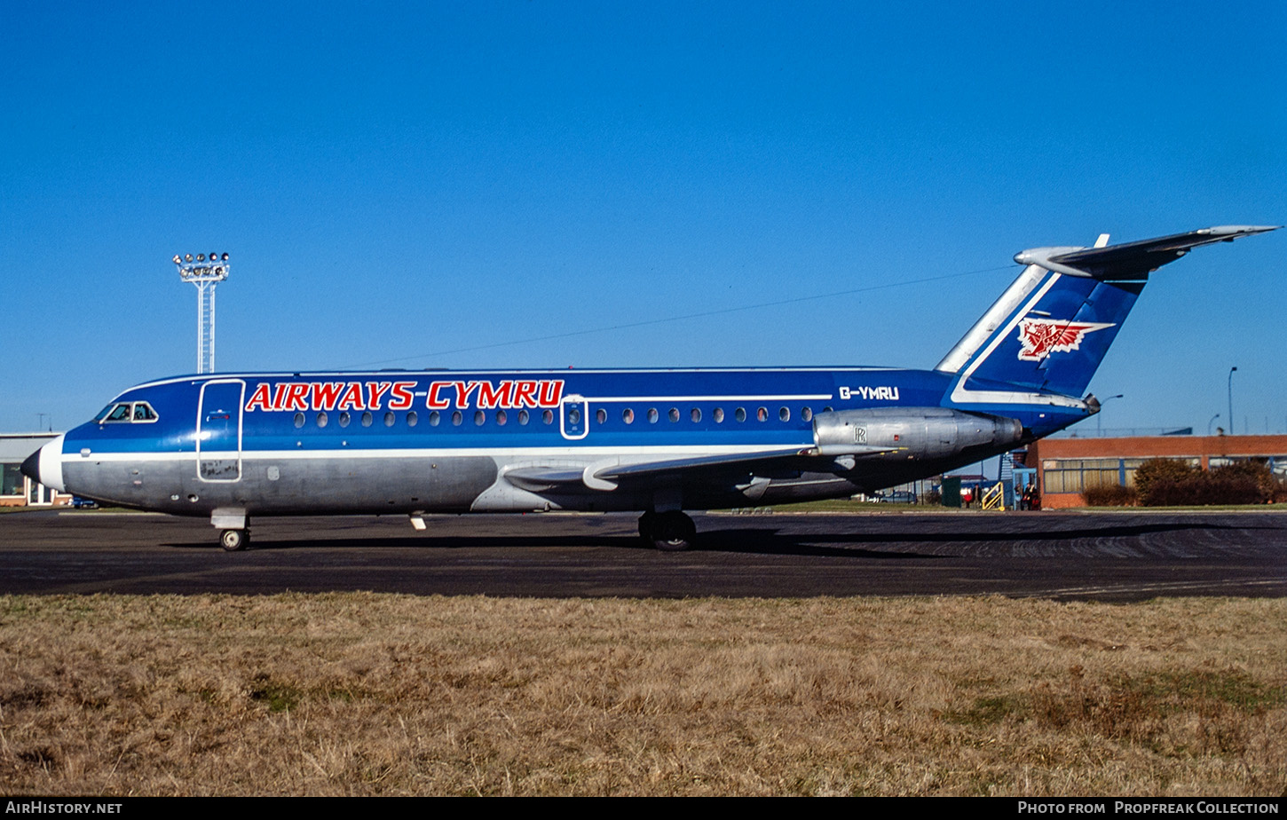 Aircraft Photo of G-YMRU | BAC 111-304AX One-Eleven | Airways International Cymru | AirHistory.net #676588