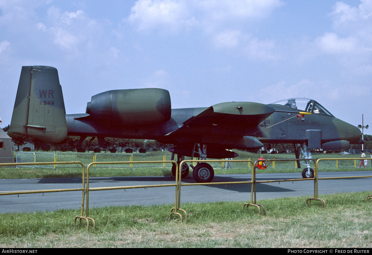 Aircraft Photo of 81-0944 / AF81-944 | Fairchild A-10A Thunderbolt II | USA - Air Force | AirHistory.net #676596