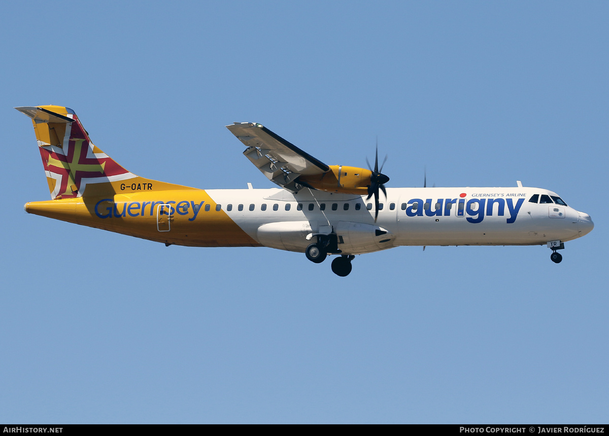 Aircraft Photo of G-OATR | ATR ATR-72-600 (ATR-72-212A) | Aurigny Air Services | AirHistory.net #676612