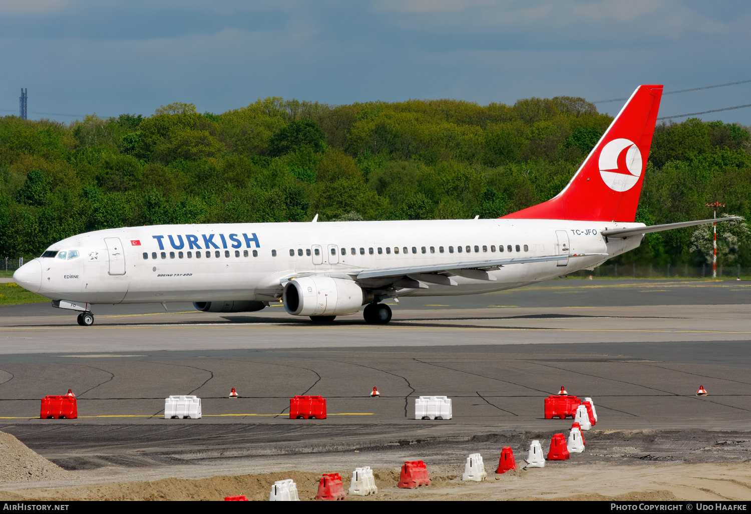 Aircraft Photo of TC-JFO | Boeing 737-8F2 | Turkish Airlines | AirHistory.net #676652