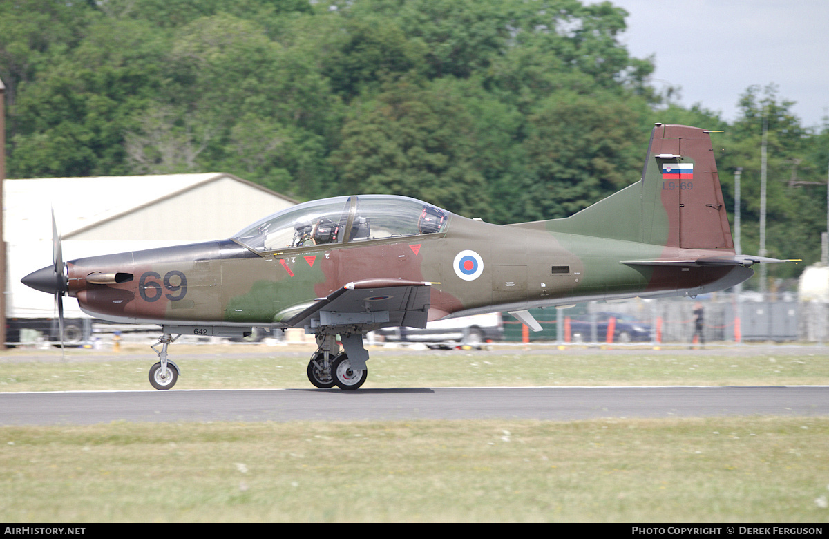 Aircraft Photo of L9-69 | Pilatus PC-9M Hudournik | Slovenia - Air Force | AirHistory.net #676659