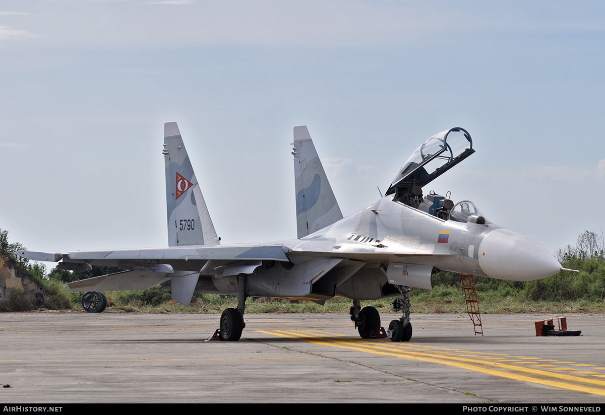Aircraft Photo of 5790 | Sukhoi Su-30MK2 | Venezuela - Air Force | AirHistory.net #676671