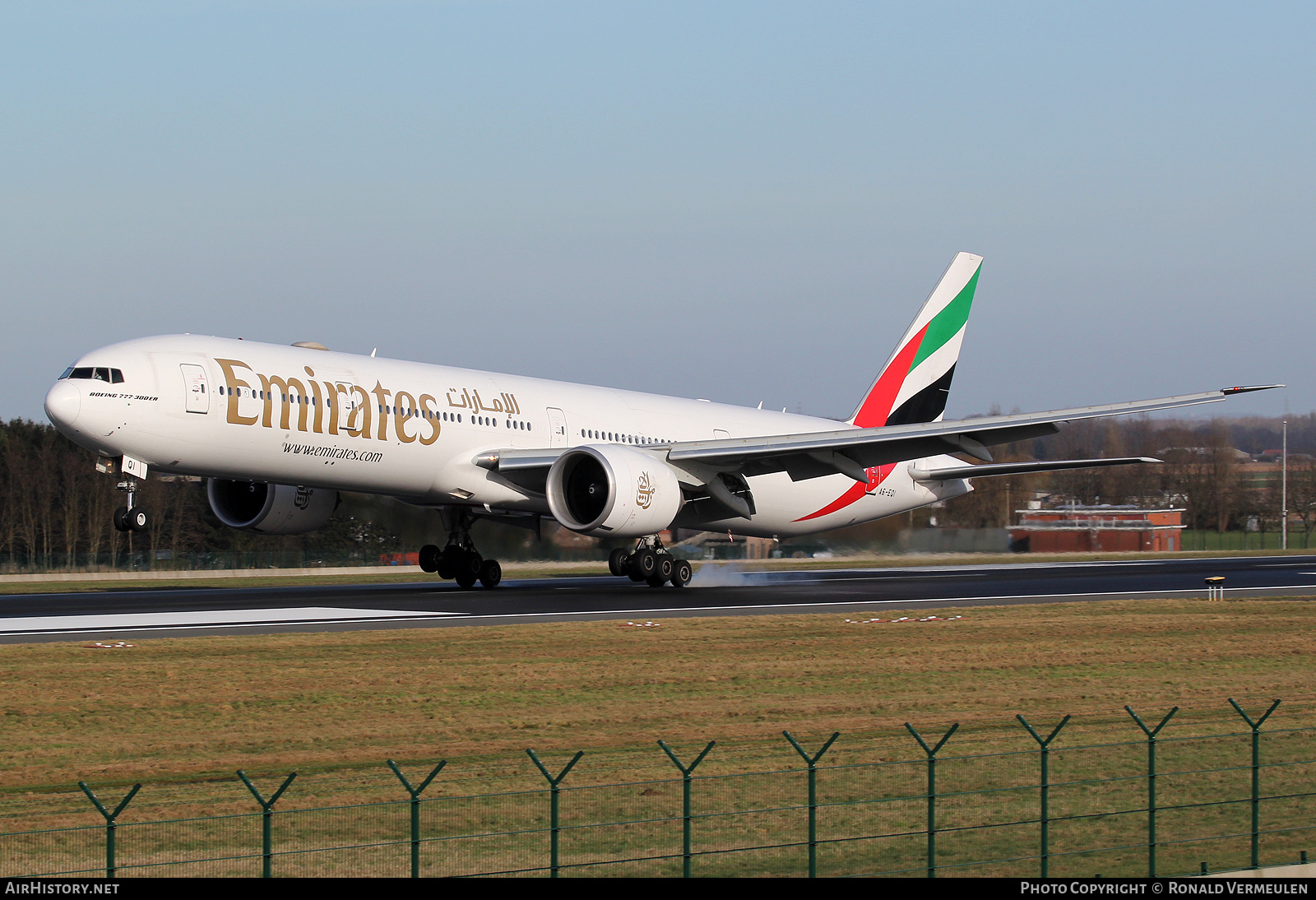 Aircraft Photo of A6-EQI | Boeing 777-300/ER | Emirates | AirHistory.net #676689