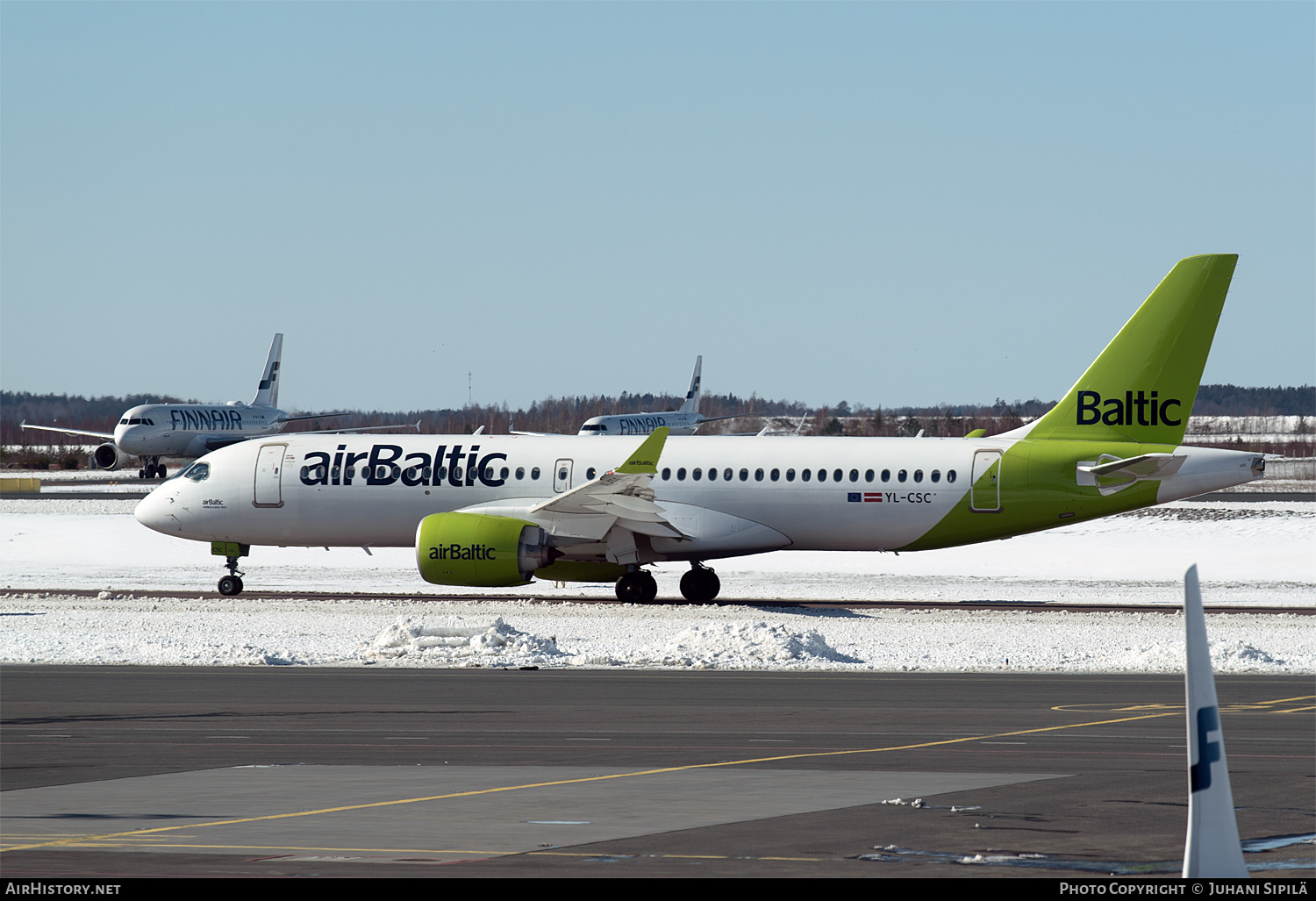 Aircraft Photo of YL-CSC | Bombardier CSeries CS300 (BD-500-1A11) | AirBaltic | AirHistory.net #676695