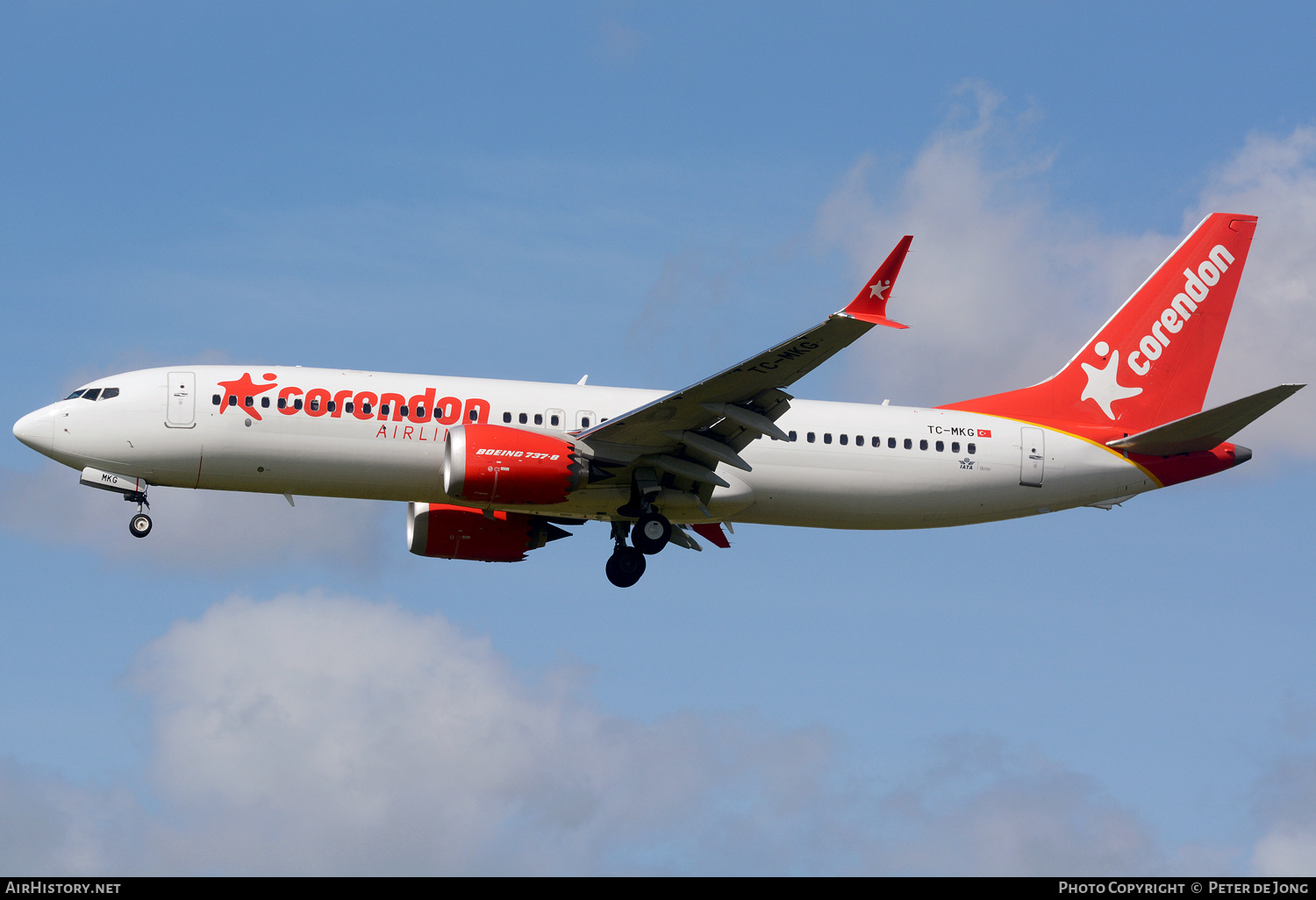 Aircraft Photo of TC-MKG | Boeing 737-8 Max 8 | Corendon Airlines | AirHistory.net #676710