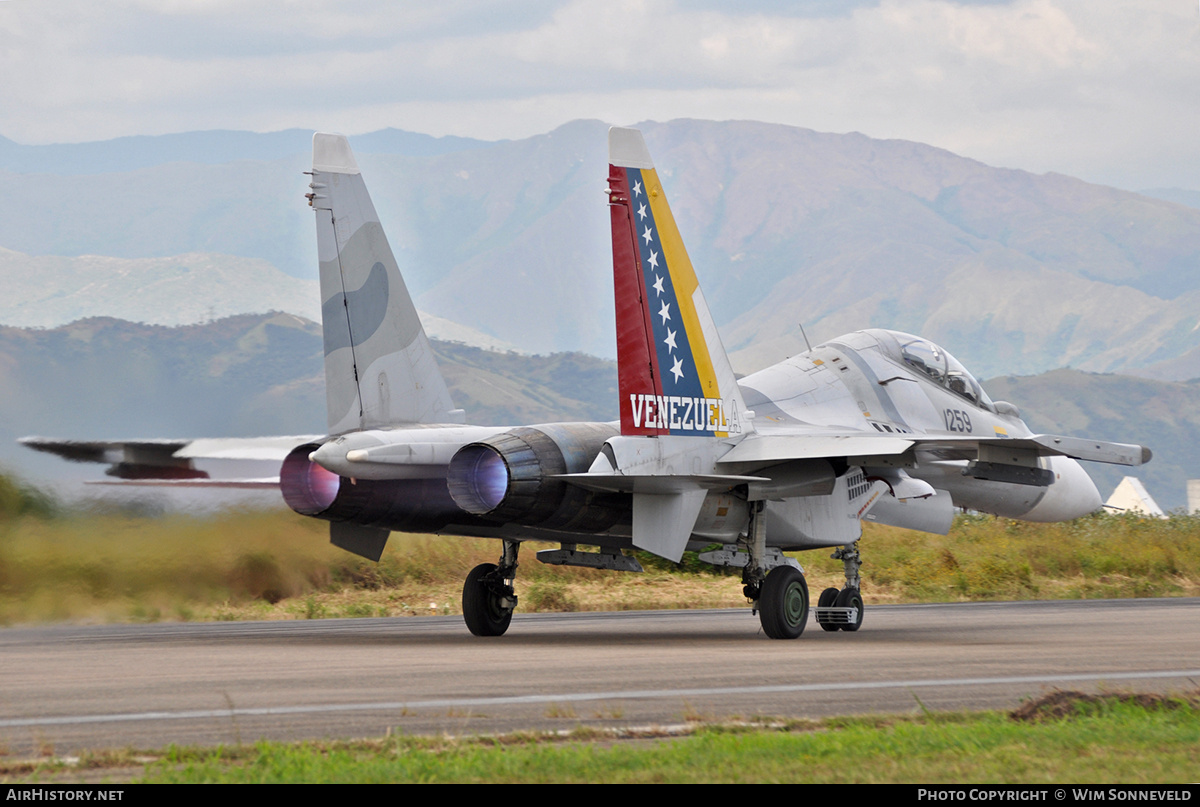 Aircraft Photo of 1259 | Sukhoi Su-30MK2 | Venezuela - Air Force | AirHistory.net #676712