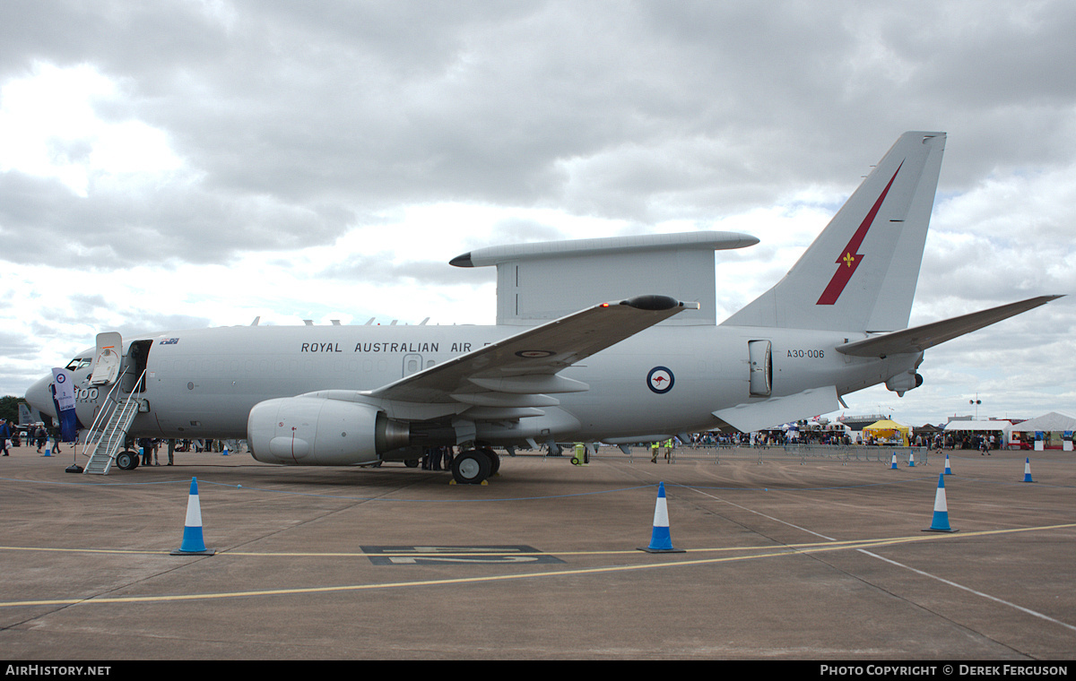 Aircraft Photo of A30-006 | Boeing E-7A Wedgetail | Australia - Air Force | AirHistory.net #676721