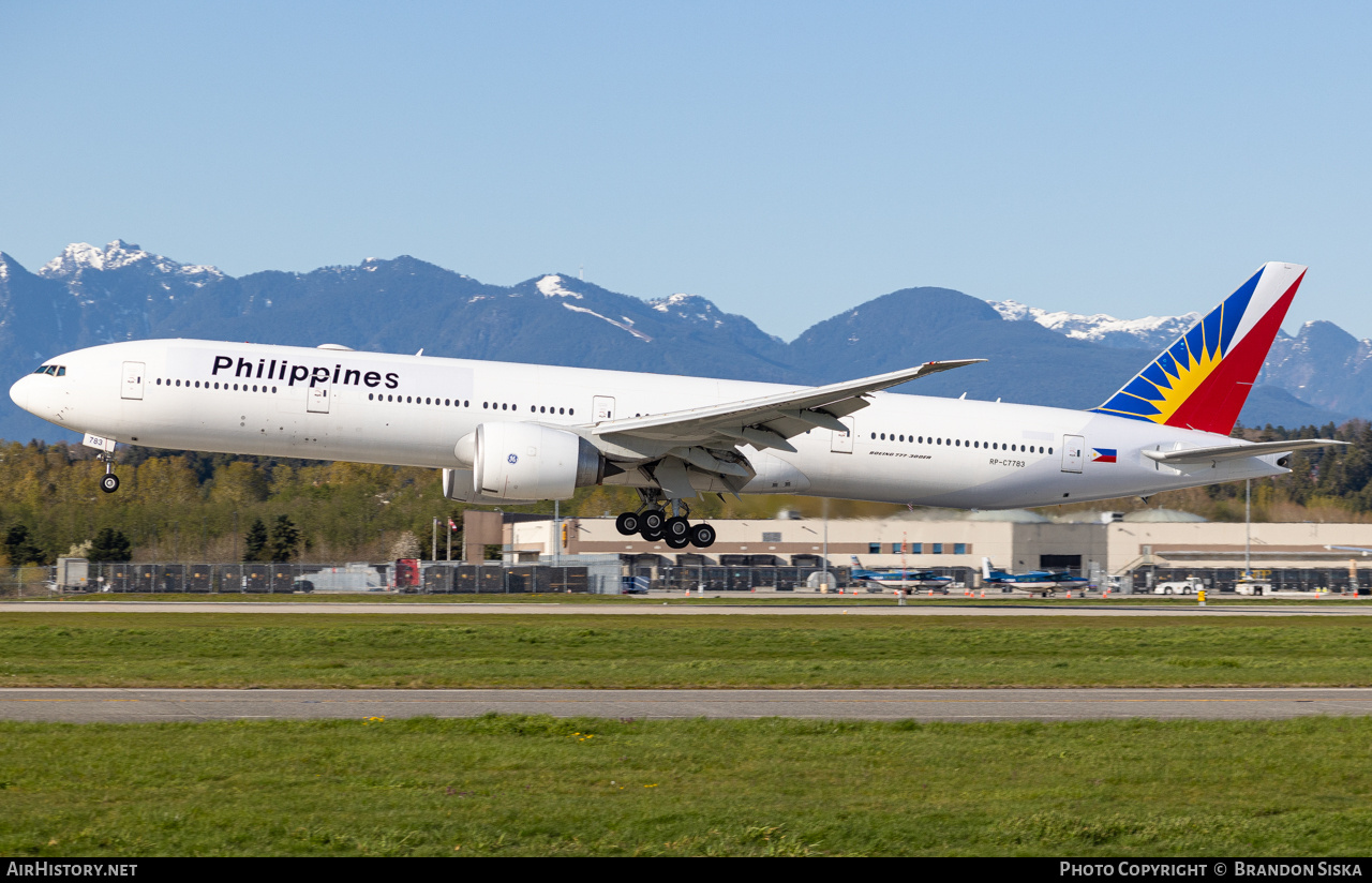 Aircraft Photo of RP-C7783 | Boeing 777-3U3/ER | Philippine Airlines | AirHistory.net #676740