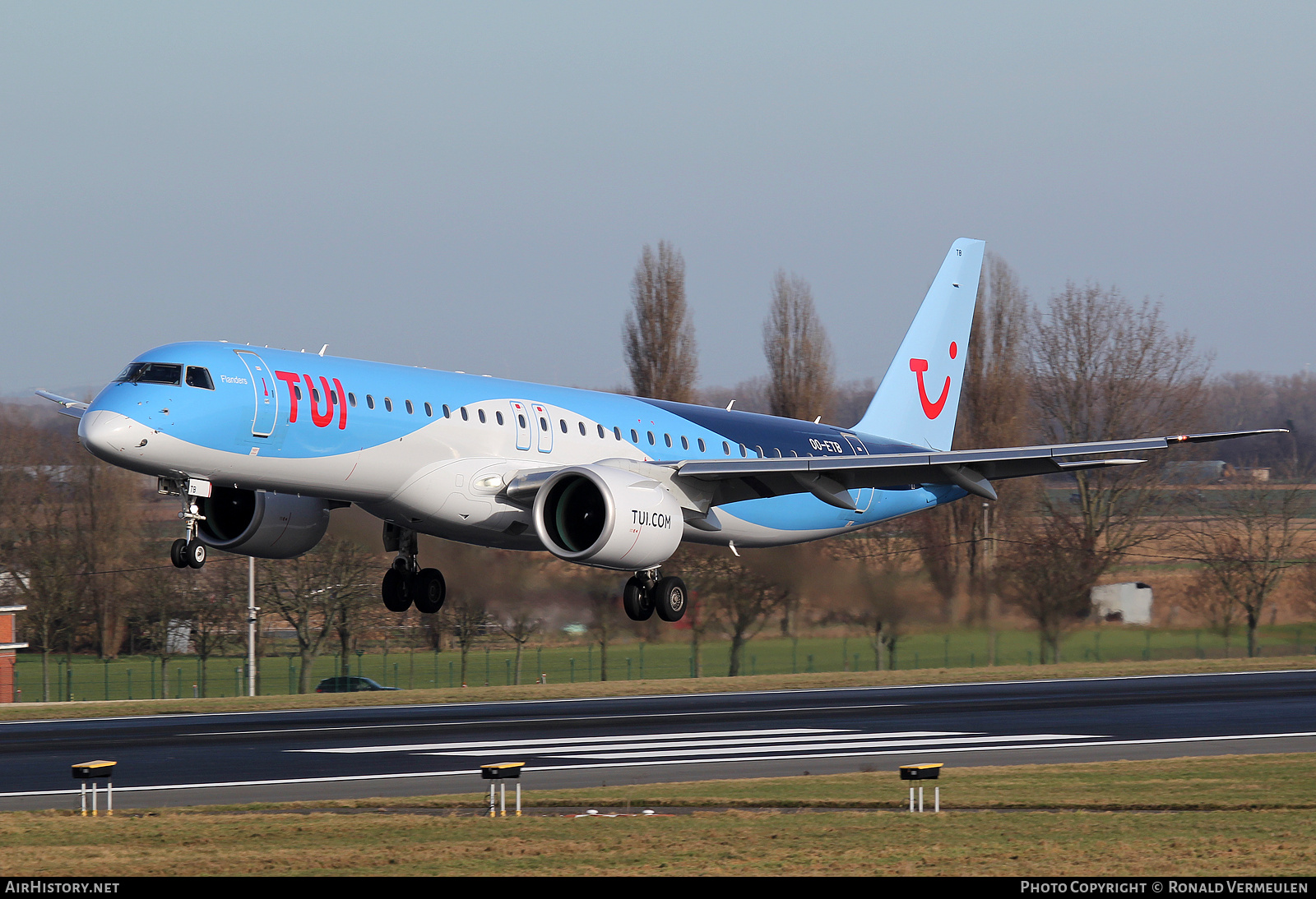 Aircraft Photo of OO-ETB | Embraer 195-E2 (ERJ-190-400) | TUI | AirHistory.net #676776