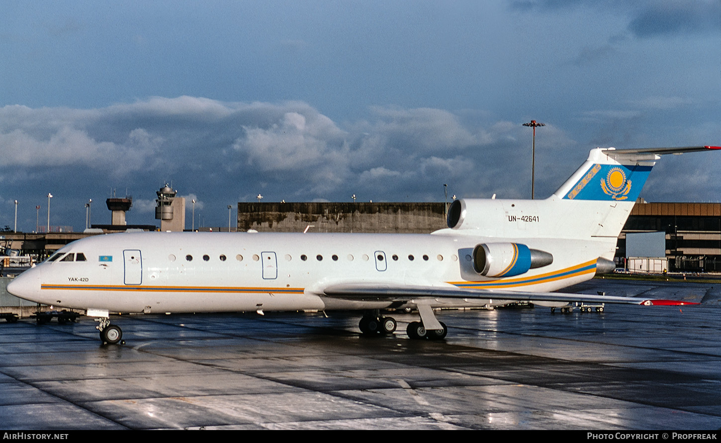 Aircraft Photo of UN-42641 | Yakovlev Yak-42D | Kazakhstan Government | AirHistory.net #676783