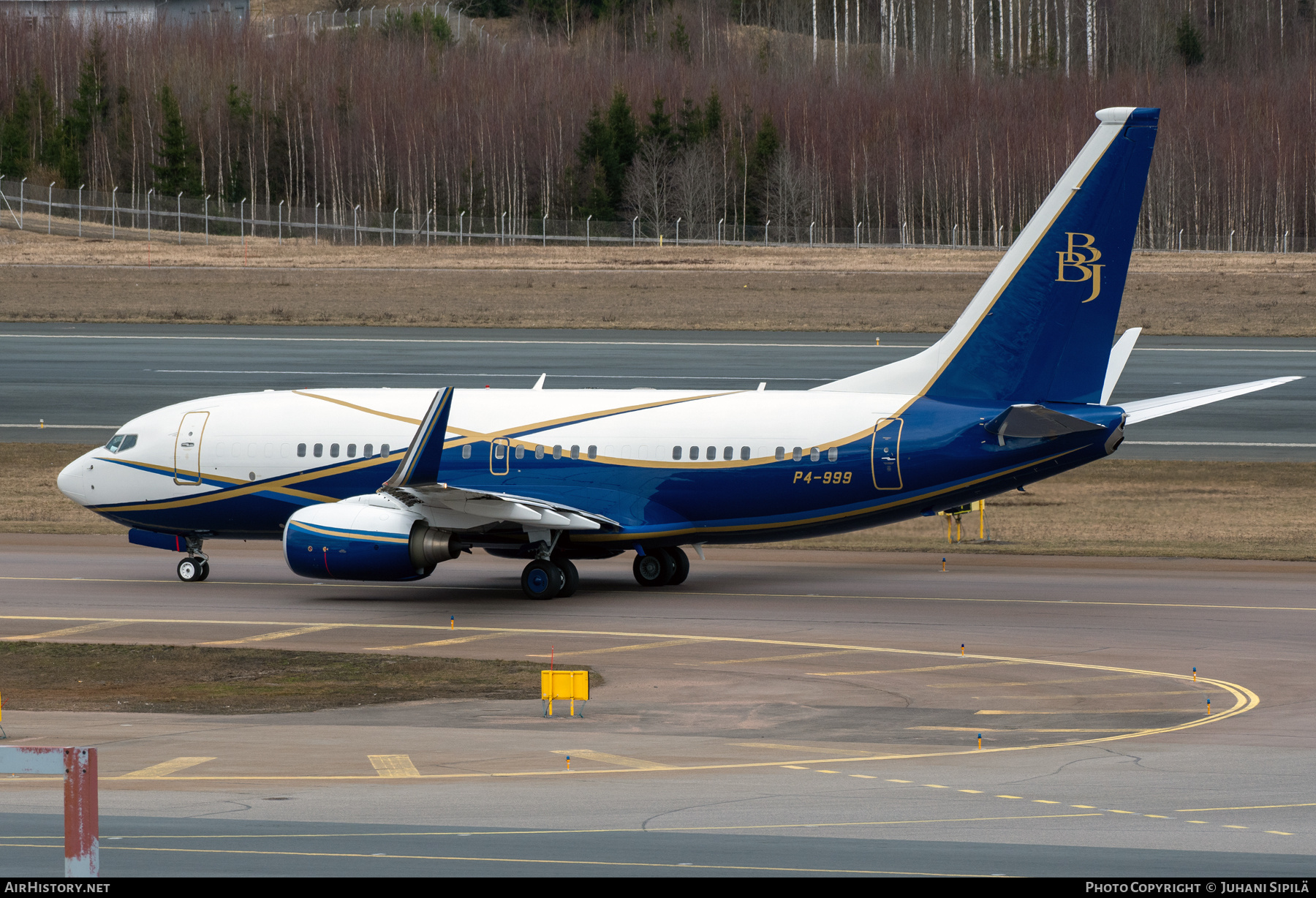 Aircraft Photo of P4-999 | Boeing 737-7BQ BBJ | AirHistory.net #676817