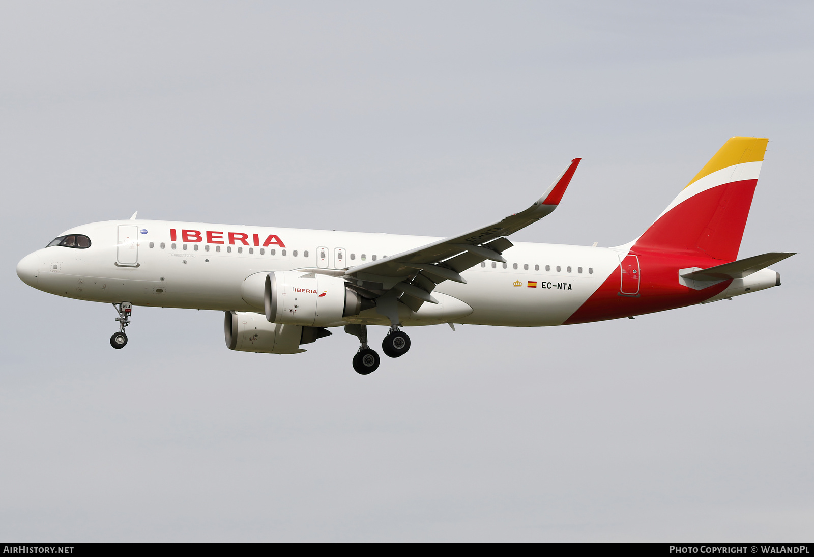 Aircraft Photo of EC-NTA | Airbus A320-251N | Iberia | AirHistory.net #676832