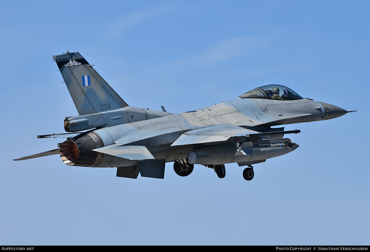 Aircraft Photo of 004 | Lockheed Martin F-16C Fighting Falcon | Greece - Air Force | AirHistory.net #676836