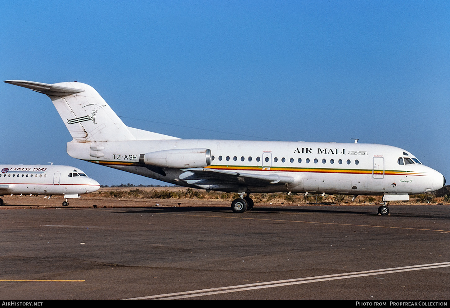 Aircraft Photo of TZ-ASH | Fokker F28-1000 Fellowship | Air Mali | AirHistory.net #676849