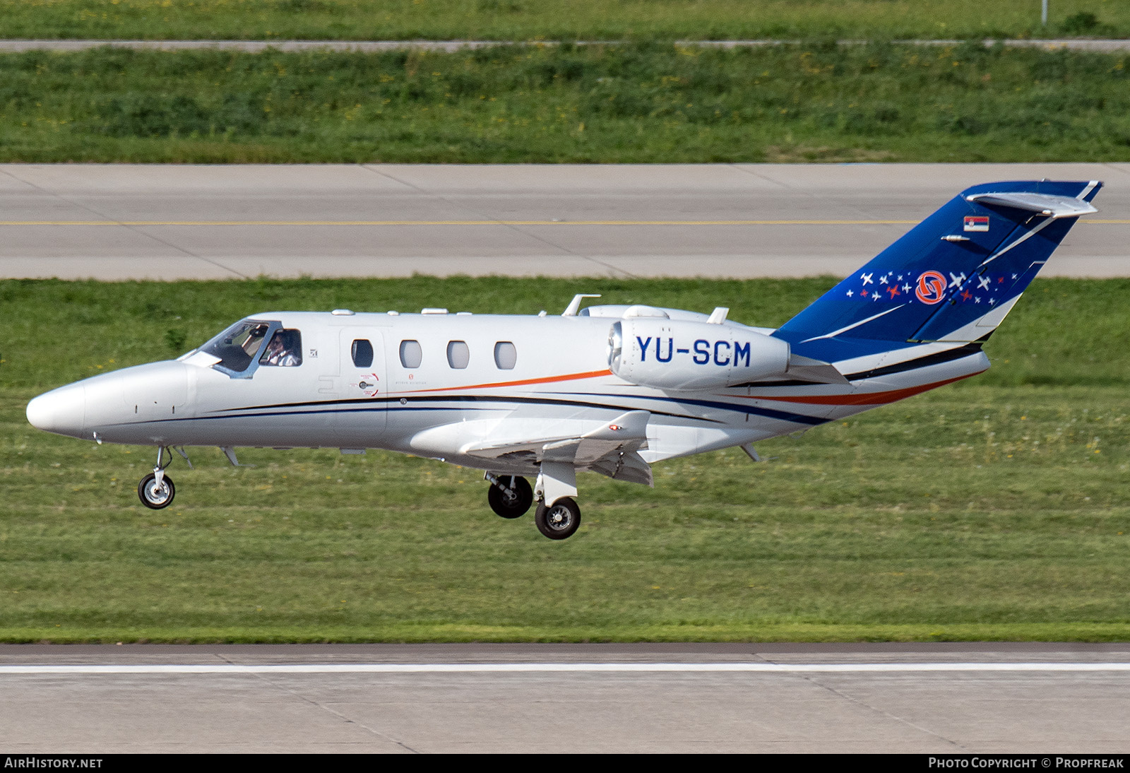 Aircraft Photo of YU-SCM | Cessna 525 CitationJet M2 | AirHistory.net #676853