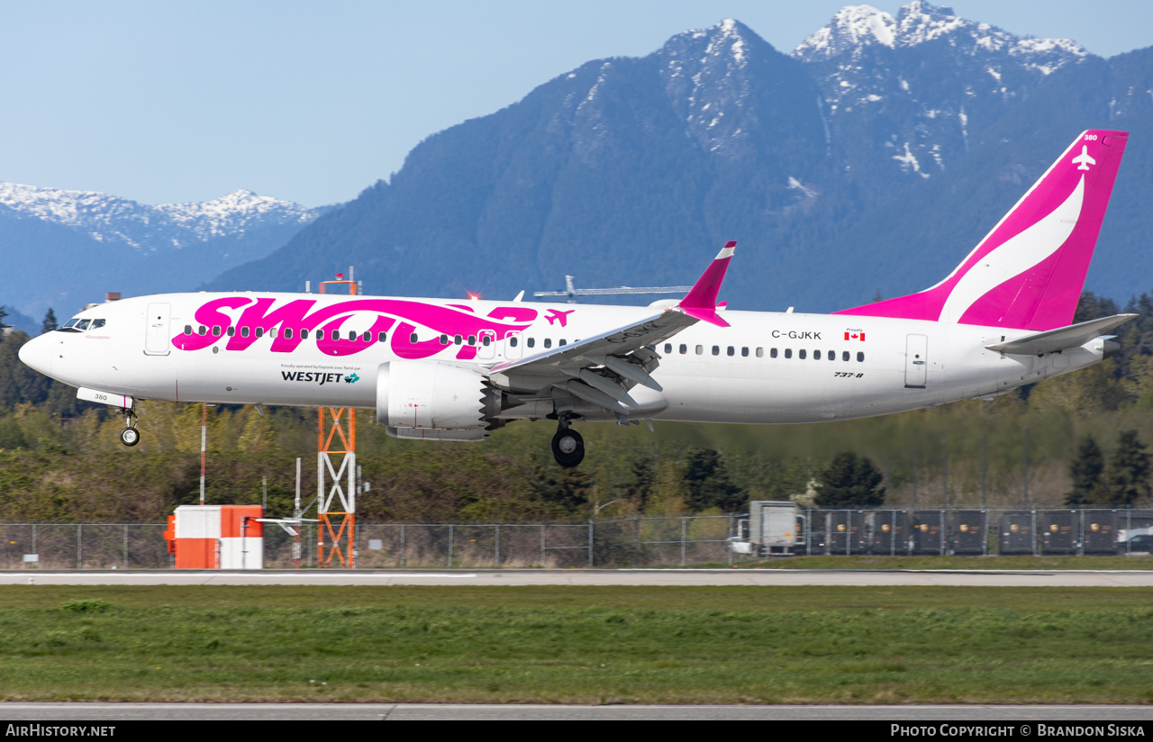Aircraft Photo of C-GJKK | Boeing 737-8 Max 8 | Swoop | AirHistory.net #676869